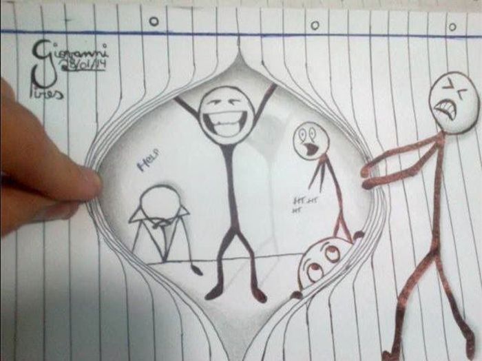 700x524 Pictures Simple Easy And Impressive 3d Pencil Sketches, - Simple 3d Sketches