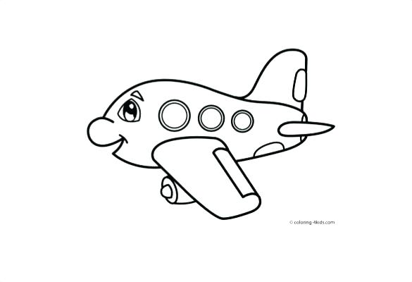 Simple Airplane Sketch at PaintingValley.com | Explore collection of