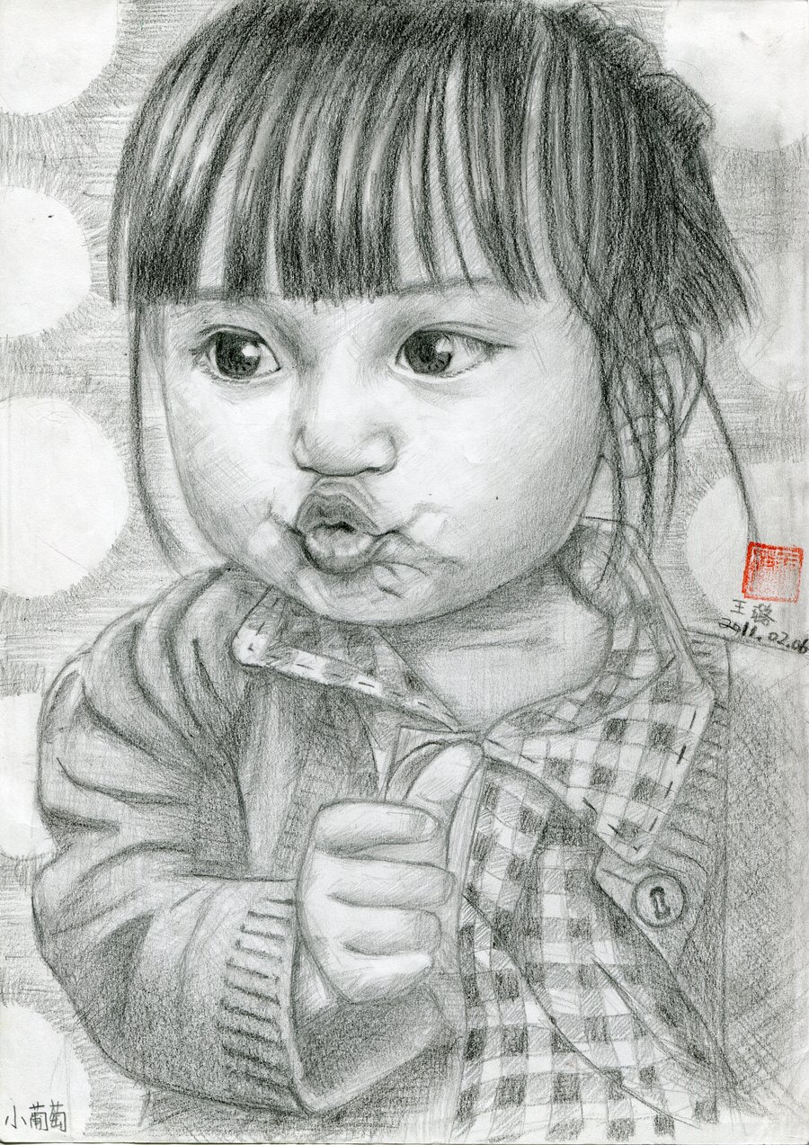 Simple Baby Sketch at Explore collection of Simple