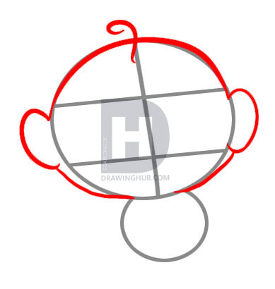 389x410 How To Draw A Simple Baby, Step By Step, Drawing Guide, By - Simple Baby Sketch