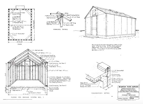 600x436 153 Pole Barn Plans And Designs That You Can Actually Build - Simple Barn Sketch