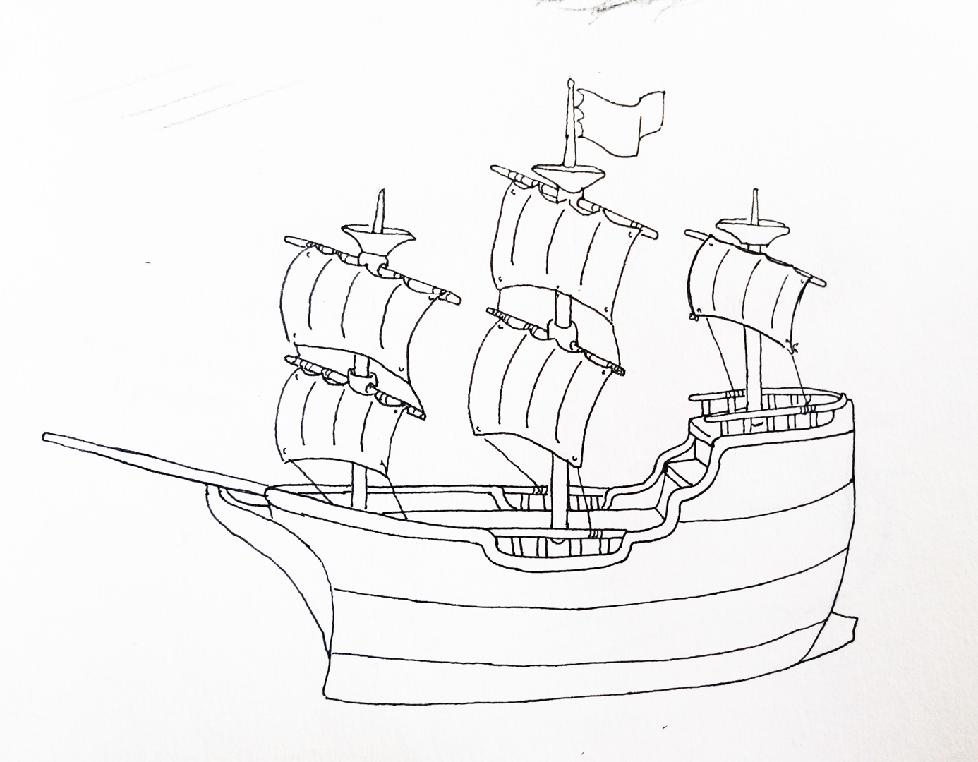 1386x1080 Helpful Easy Boats To Draw Simple Boat Drawing At Getdrawings Com - Simple Boat Sketch