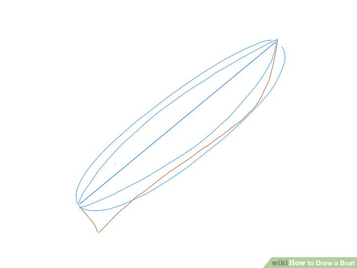 728x546 How To Draw A Boat - Simple Boat Sketch