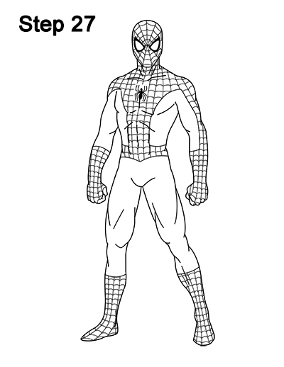 400x518 Marvel Comics - Simple Body Sketch