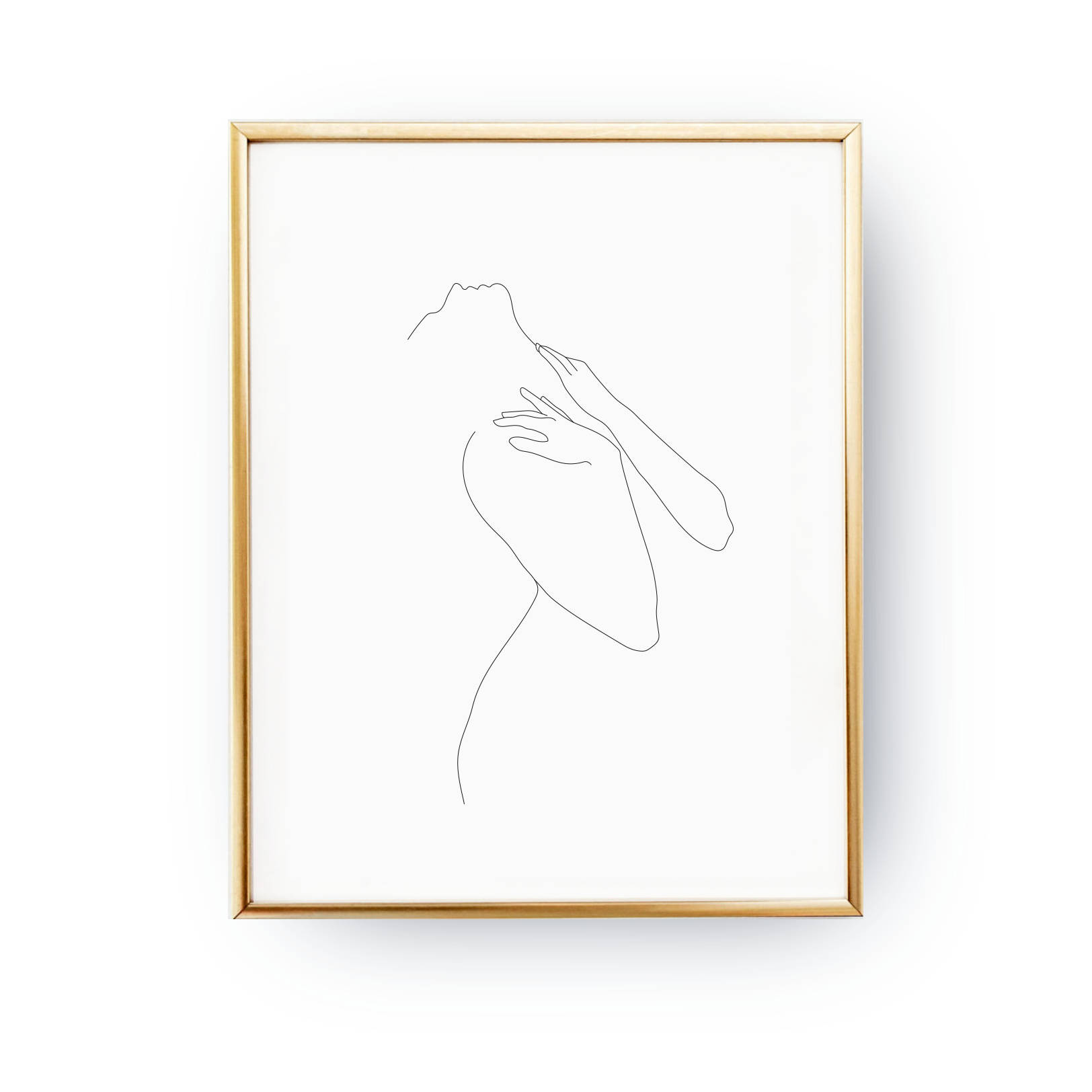 1624x1624 Sensual Woman Pose Woman Body Sketch Art Fine Line Minimal Etsy - Simple Body Sketch