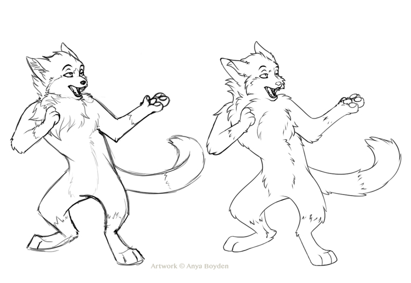 800x550 Sketch Full Body - Simple Body Sketch