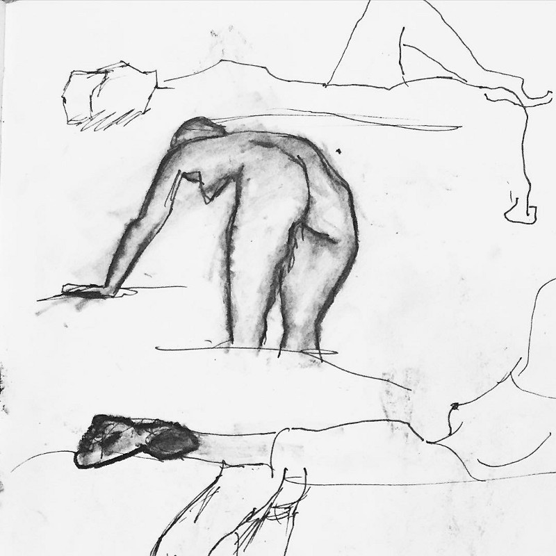 800x800 Drawing For A Year Be Yourself - Simple Body Sketch