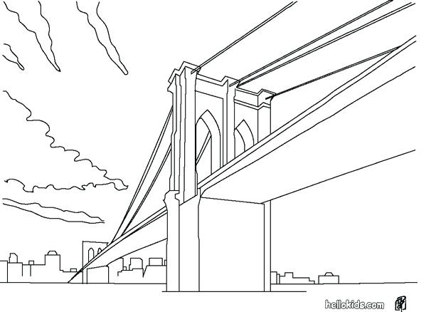 Simple Bridge Sketch at PaintingValley.com | Explore collection of ...