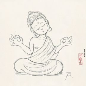 290x290 Image Result For Simple Buddha Head Paintings Art - Simple Buddha Sketch