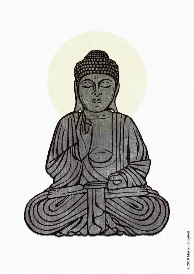 640x905 Simple Buddha Drawing This Buddha Illustration Is A History - Simple Buddha Sketch