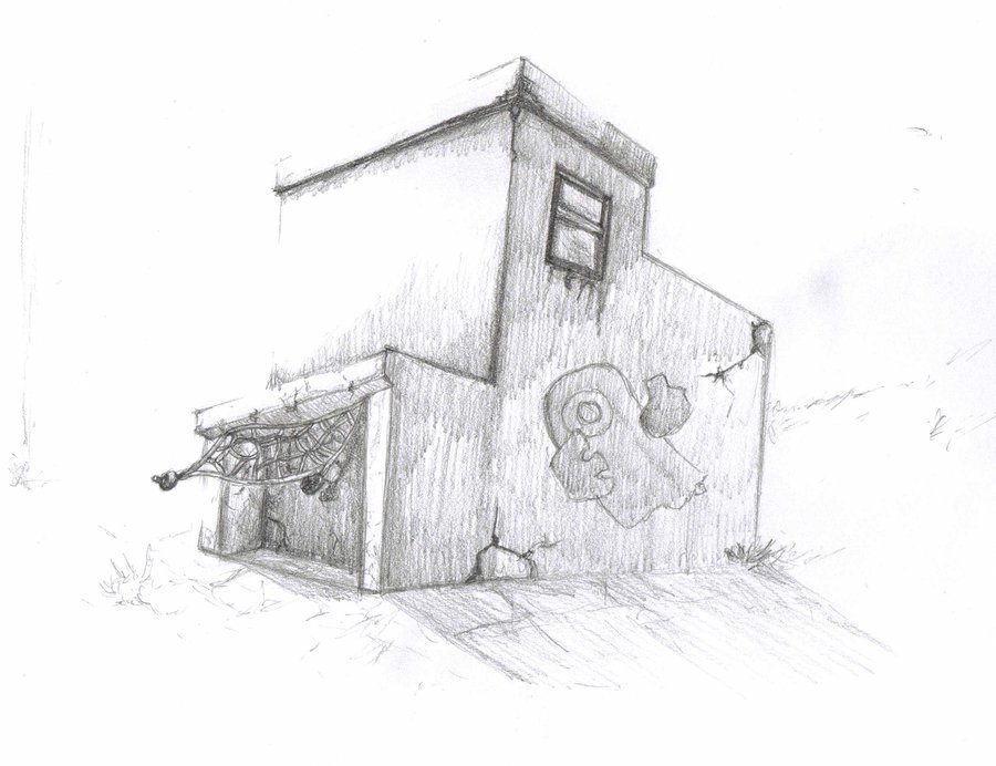900x692 Simple Building Sketch - Simple Building Sketch