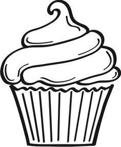 236x287 Drawn Cupcake Simple - Simple Cake Sketch