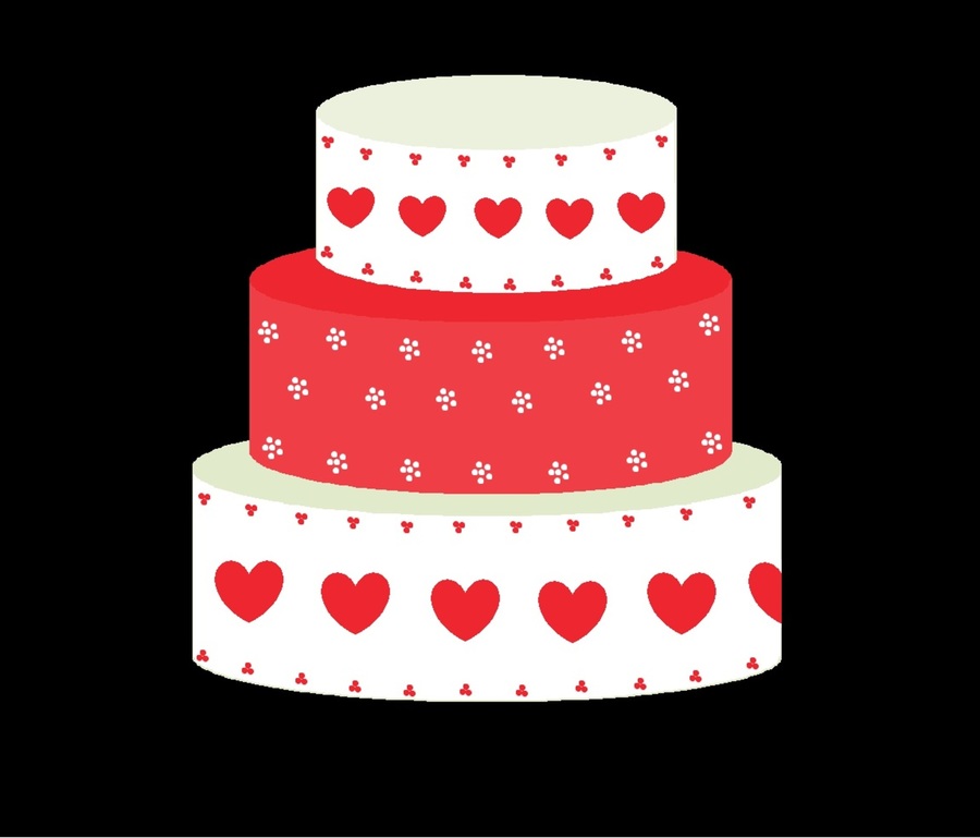 900x769 Simple But Cute Cake Sketch - Simple Cake Sketch