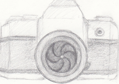 400x281 Vintage Camera Opening Gif On Gifer - Simple Camera Sketch