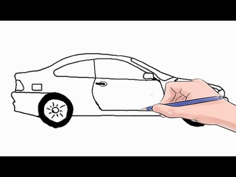 480x360 How To Draw A Car Easy Step By Step - Simple Car Sketch