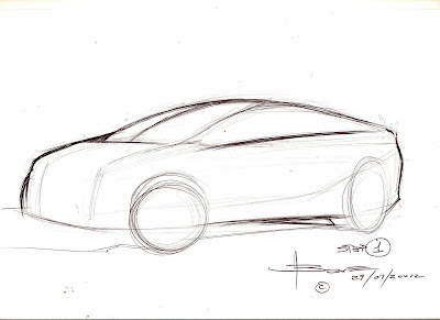 Simple Car Sketch At Paintingvalley Com Explore Collection Of