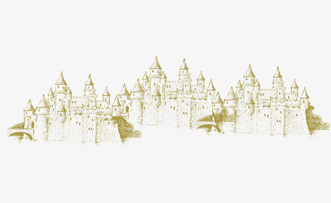 650x400 Simple Sketch Dream Castle, Castle Clipart, Simple, Sketch Png - Simple Castle Sketch