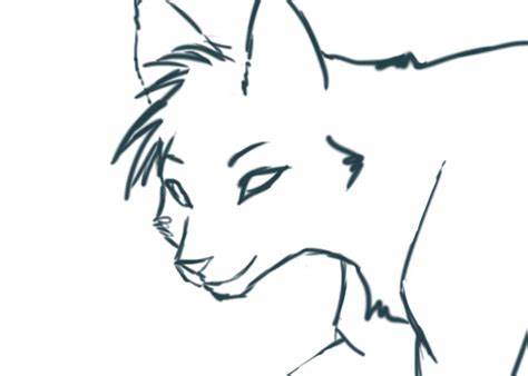 474x338 Cat Face Drawing Outline. Cat Face Clip Art At Hasshe - Simple Cat Face Sketch