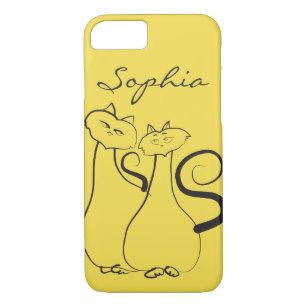 307x307 Simple Cat Sketch Gifts On Zazzle Ca - Simple Cat Sketch