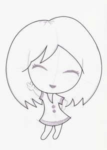 214x300 Simple Character Illustration Tutorial Design Wp - Simple Character Sketch