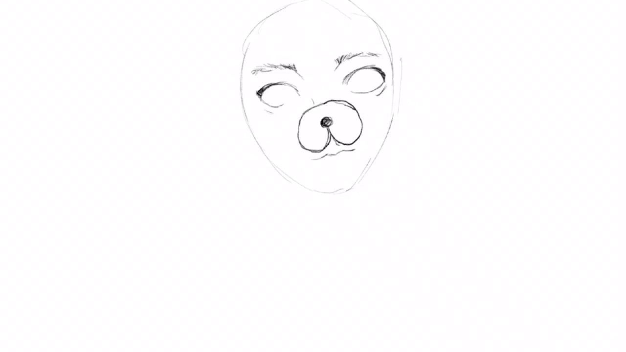 1280x720 Simple Character Sketch - Simple Character Sketch