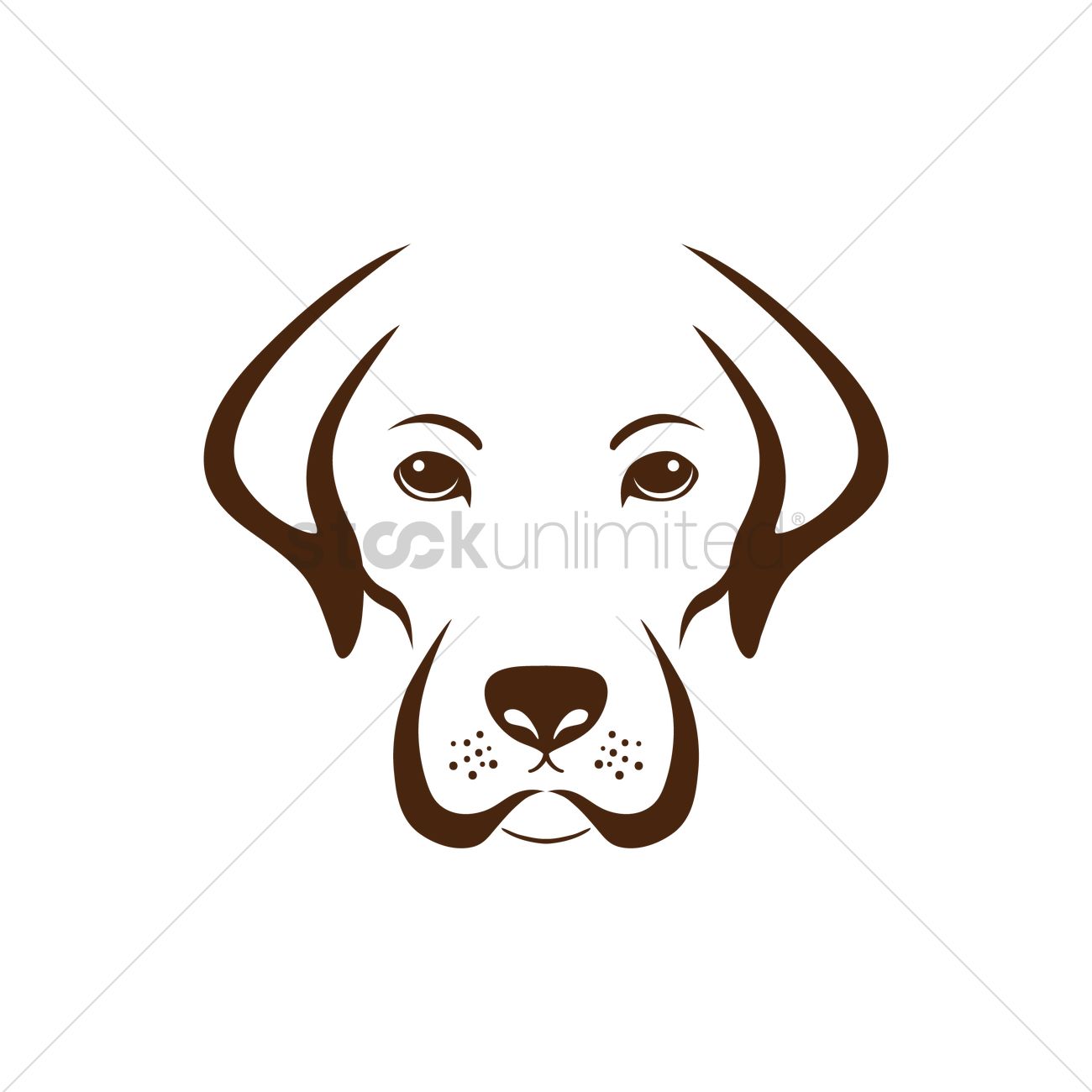 1300x1300 Simple Dog Design Vector Image - Simple Dog Sketch