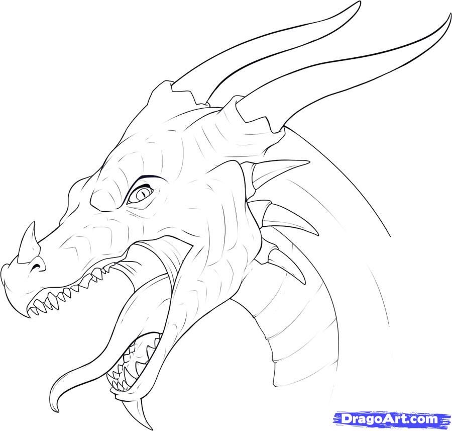 900x857 Pin By Synopsis On Drawings Draw, Dragon And Dragon Head - Simple Dragon Sketch
