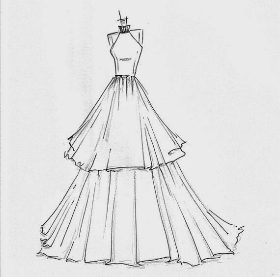 Simple Dress Sketches at Explore collection of Simple Dress Sketches