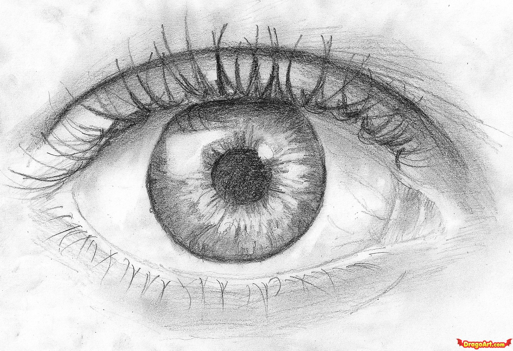 1788x1224 Simple Eye Sketch Simple Eye Sketch 2 Ways To Draw Eyes Step Step - Simple Eye Sketch