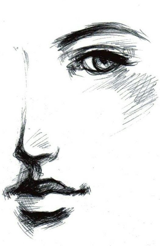 Simple Face Sketch at PaintingValley.com | Explore collection of Simple