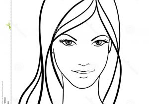 300x210 Simple Face And Face Sketch Drawing Sketch Face Cute Woman - Simple Face Sketch