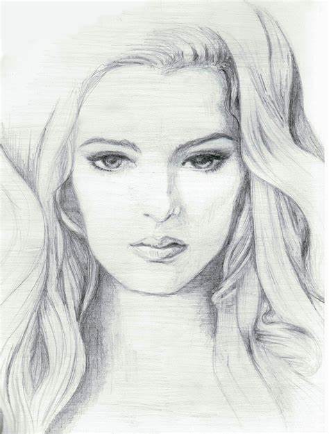 Simple Face Sketch at PaintingValley.com | Explore collection of Simple ...