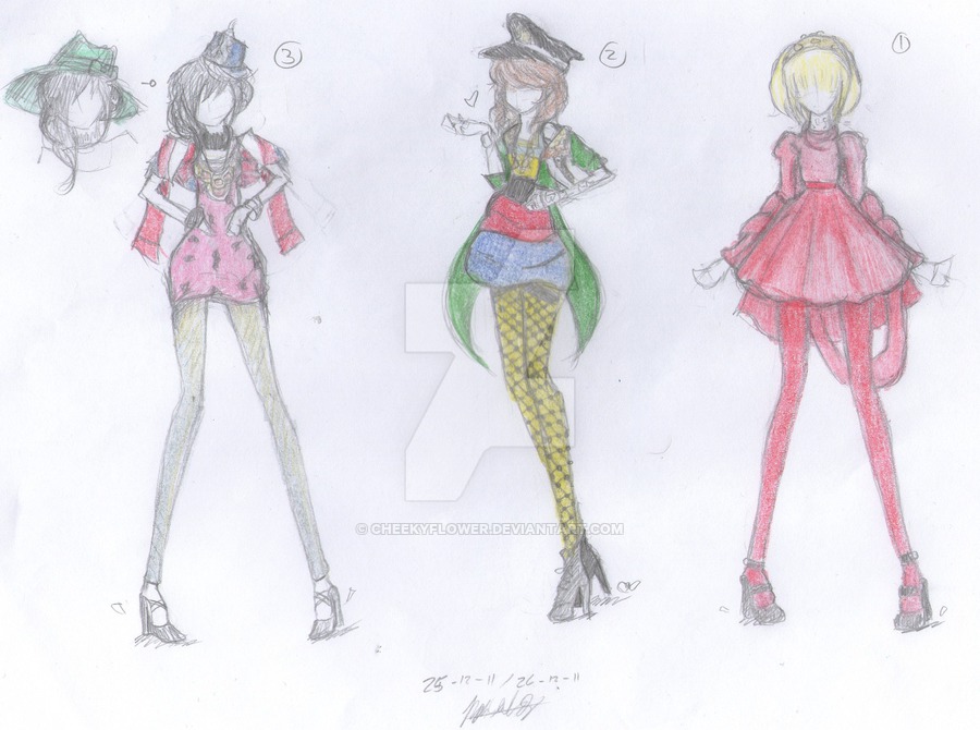 900x670 Mr Simple Fashion Sketches By Cheekyflower - Simple Fashion Sketches