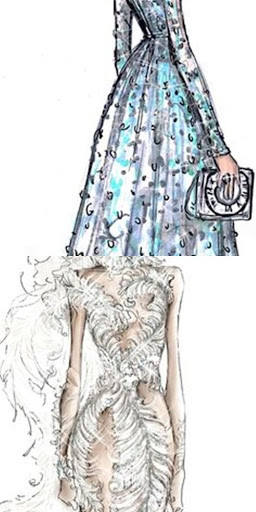 256x512 Simple Fashion Sketches Dresses 2018 1.0 Apk Androidappsapk.co - Simple Fashion Sketches