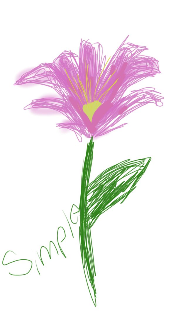 600x1068 Simple Flower Sketch By Comicbooknerd4679 - Simple Flower Sketch