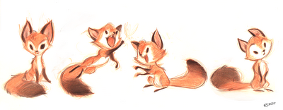 400x156 Elioli Art Fox Sketches Tr Pucciosa!!!!!!!!!!! Illustration - Simple Fox Sketch