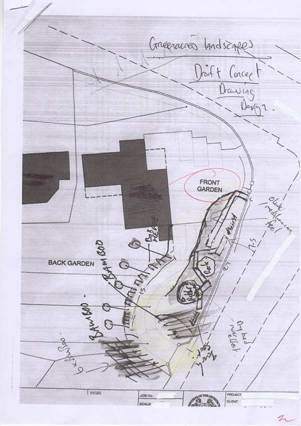 600x850 Planning Your Garden - Simple Garden Sketch