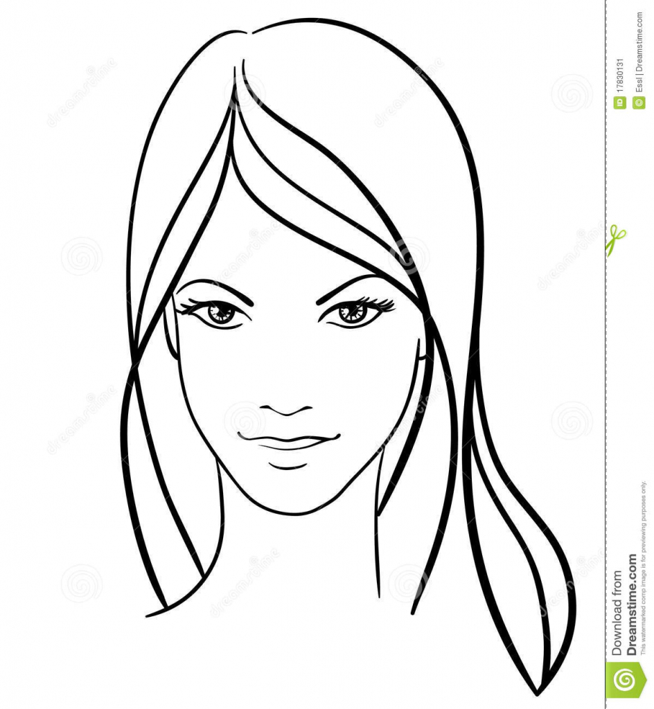 944x1024 Simple Girl Face Drawing Easy Drawing Of A Girl Simple Face Sketch - Simple Girl Sketch