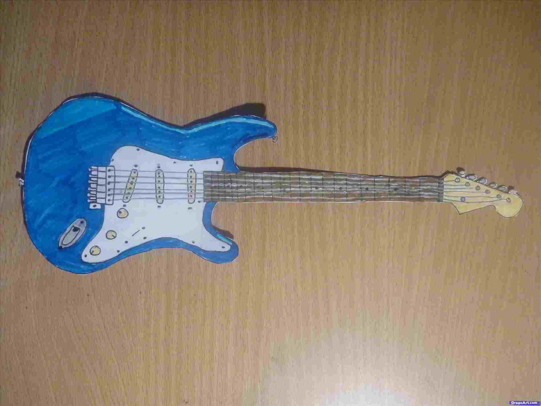 1899x1424 Sketches Rhcom Sketch Easy Drawing Guitar - Simple Guitar Sketch