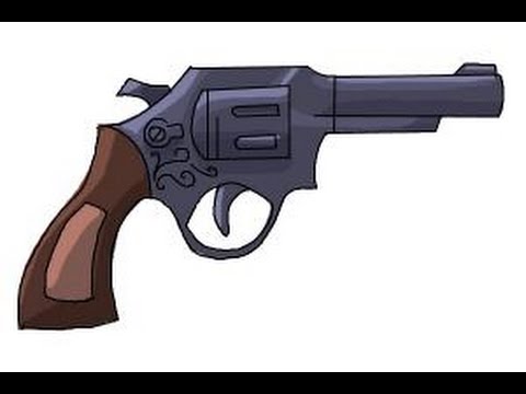 480x360 How To Draw A Simple Gun - Simple Gun Sketch