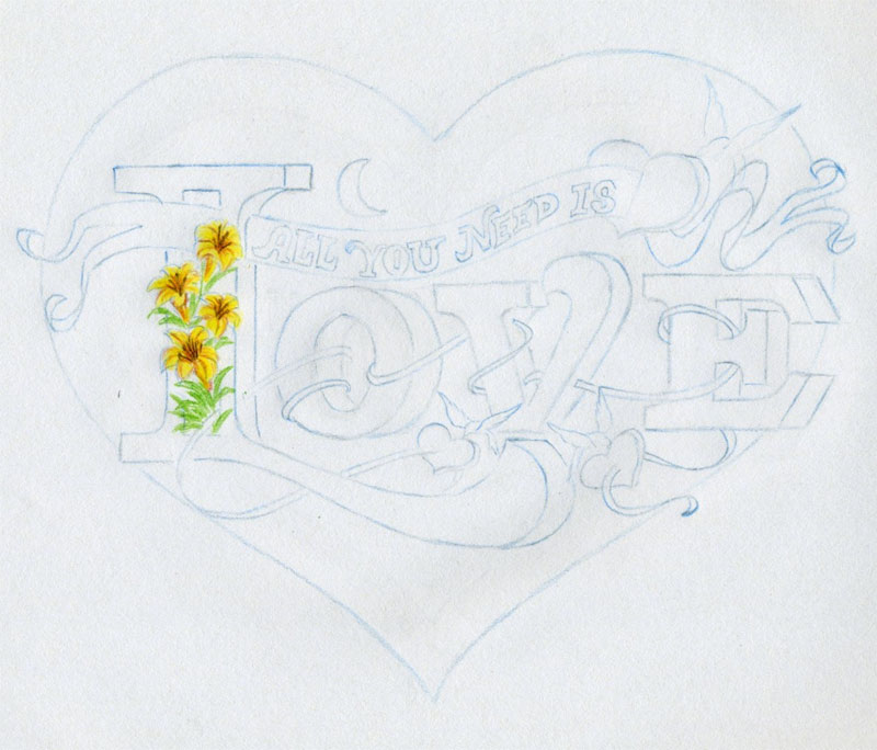 800x684 Learn To Draw A Heart. Very Inspiring. - Simple Heart Sketch