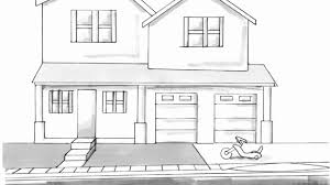 300x168 Sketch Beautiful Building Drawing Pictures - Simple House Sketch