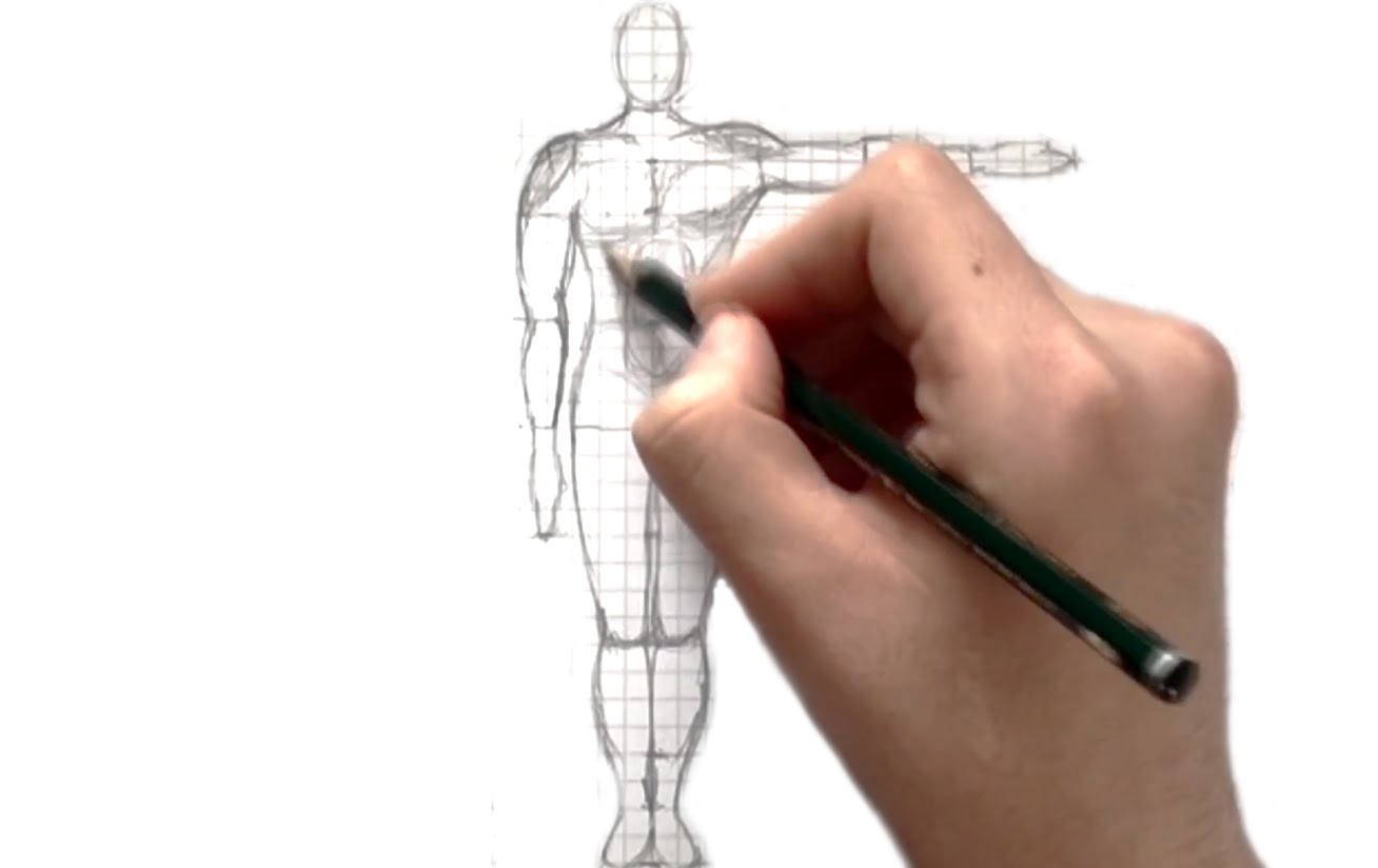 1308x824 How To Draw A Body Using Simple Proportions Tips Amp Tricks 8 - Simple Human Body Sketch