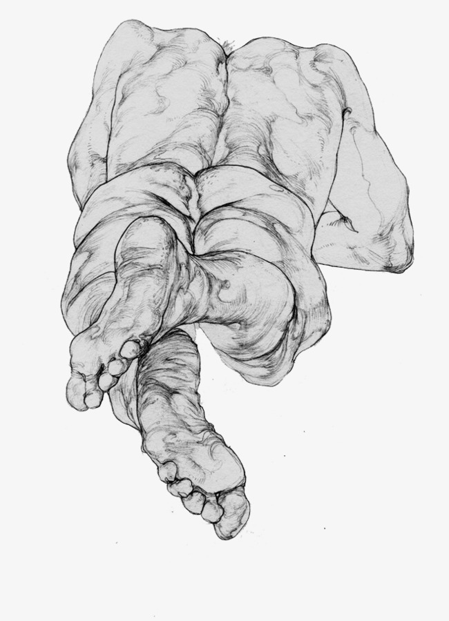 650x900 Simple Gray Body Sketch, Simple, Gray, Human Body Png And Psd File - Simple Human Body Sketch