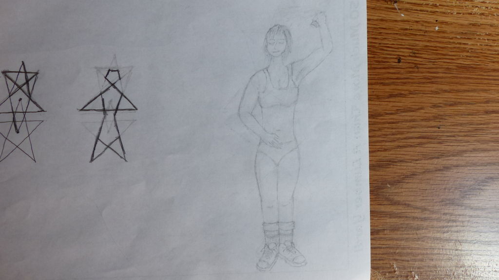 1024x576 Simple Trick For Drawing Proportioned Human Figures Freehand - Simple Human Body Sketch