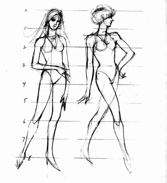 697x762 Simple Human Figure Painting - Simple Human Sketches