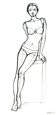 236x479 Human Basic Figure Zeichnen Gtvorlagen, Menschen. - Simple Human Sketches