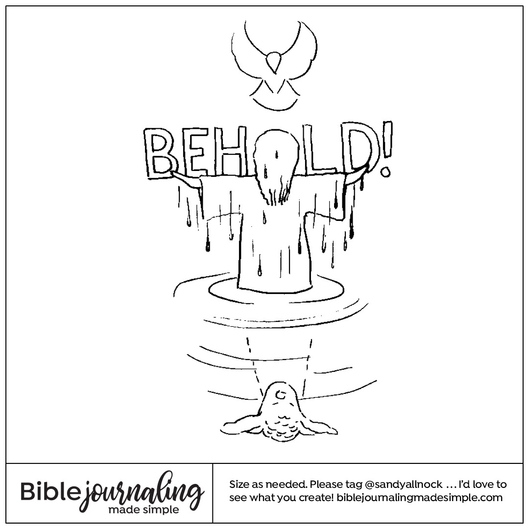 1080x1080 Sketch Gallery - Simple Jesus Sketch