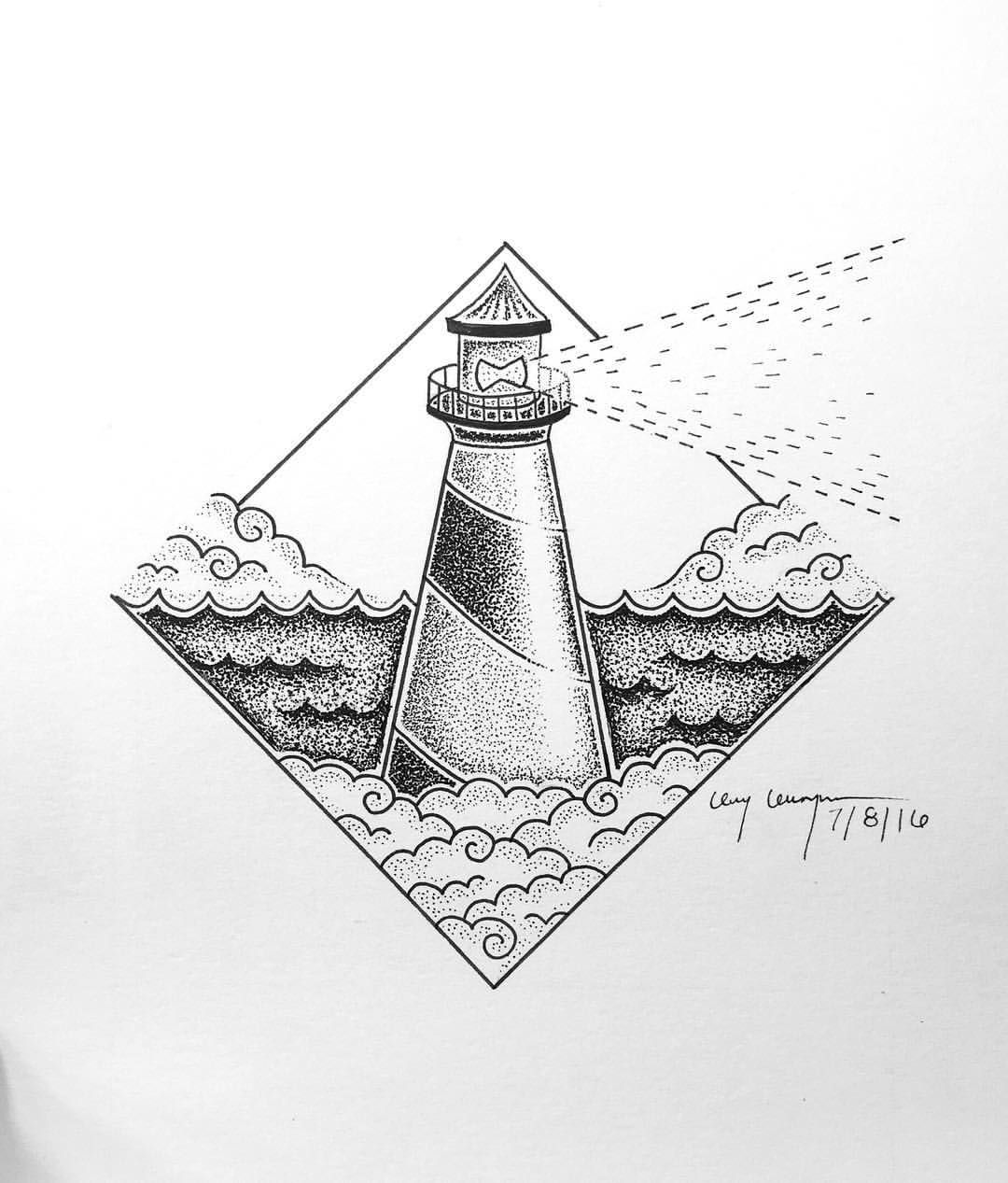 1080x1267 Simple Lighthouse - Simple Lighthouse Sketch