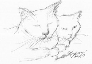 300x210 Simple Pencil Sketches Of Animals Simple Pencil Drawings Of - Simple Line Sketches